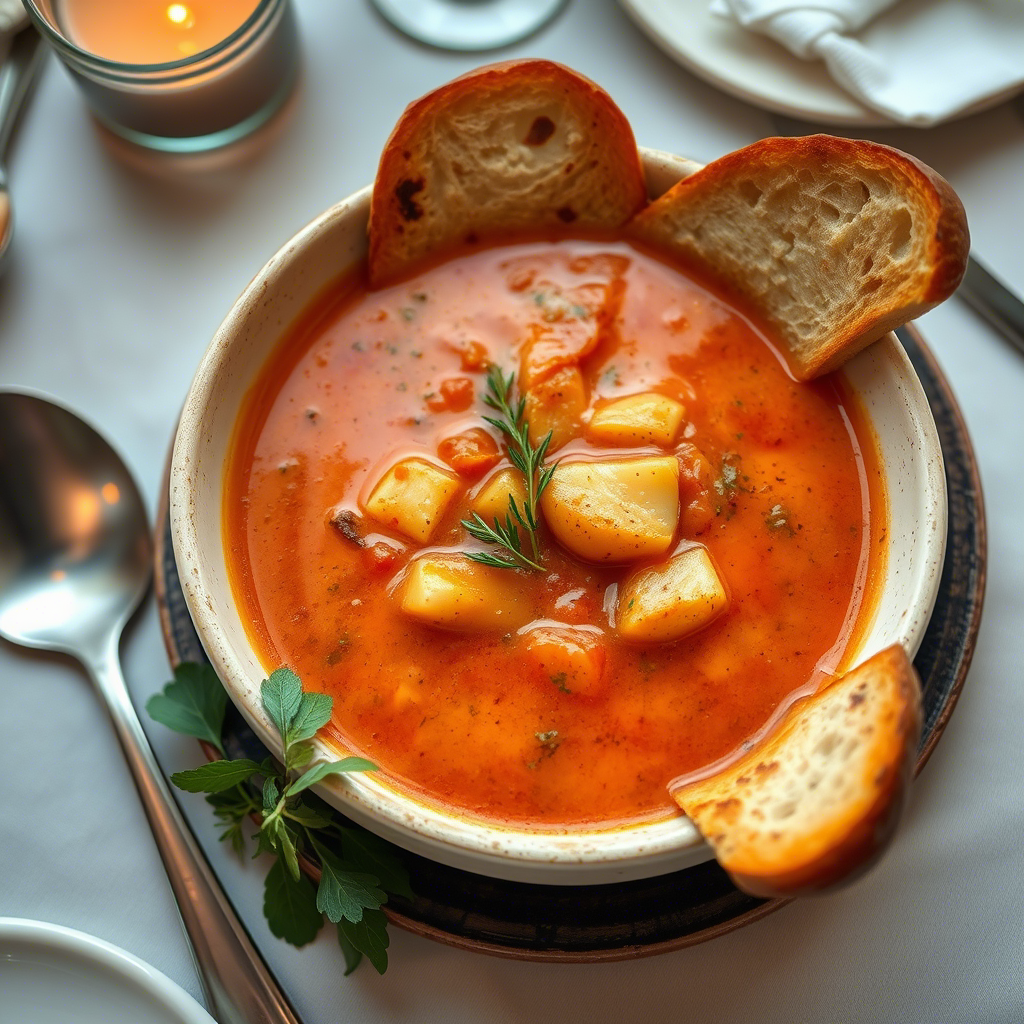 Crema de verduras de la tierra 